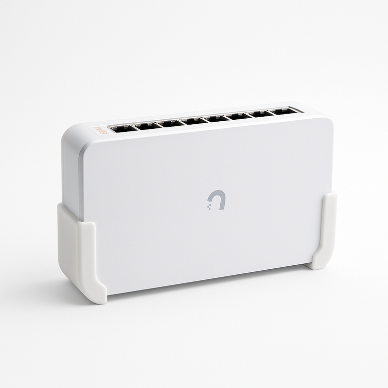 Wandhouder voor Ubiquiti USW Lite 8 PoE | UniFi Muurbeugel | Switch Bevestiging - Image 2